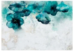Selbstklebende Tapete 'Blue Poppies'