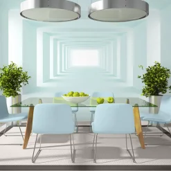 Selbstklebende Tapete 'Celadon Respite'