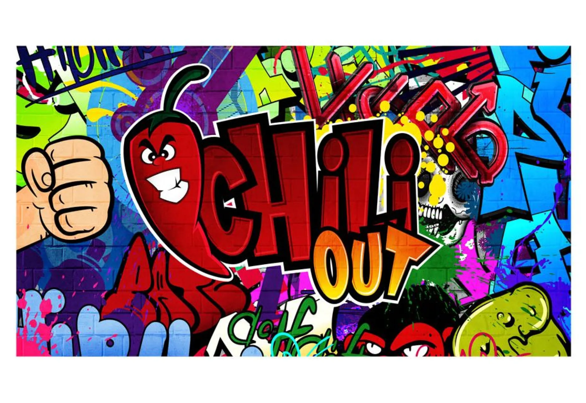 Selbstklebende Tapete 'Chili Out II'