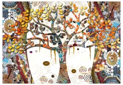 Selbstklebende Tapete 'Decorated Tree'