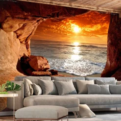 Selbstklebende Tapete 'Exit from the Cave'