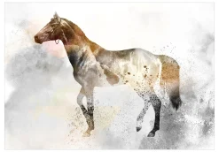 Selbstklebende Tapete 'Fiery Steed'