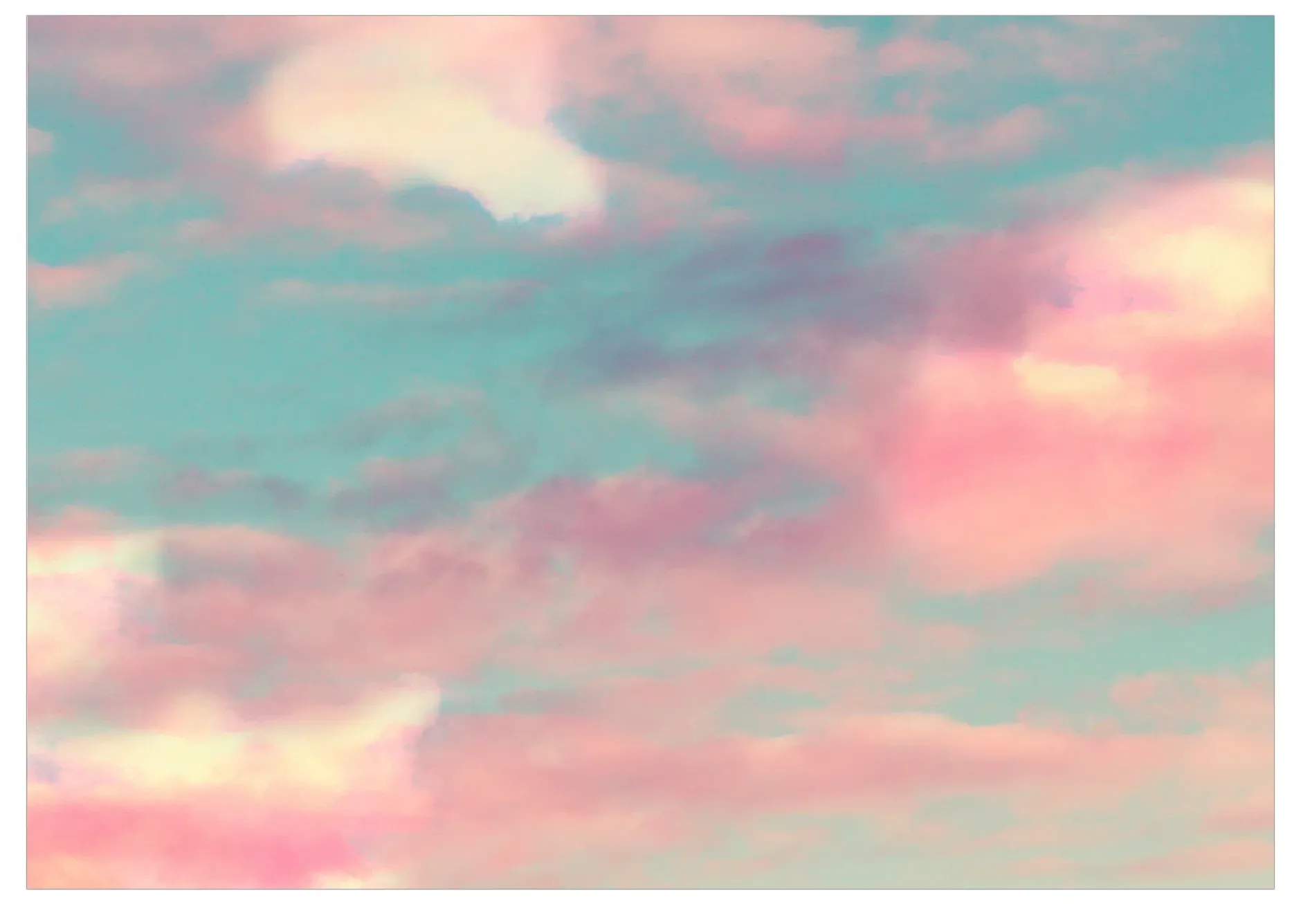 Selbstklebende Tapete 'Fire Clouds'