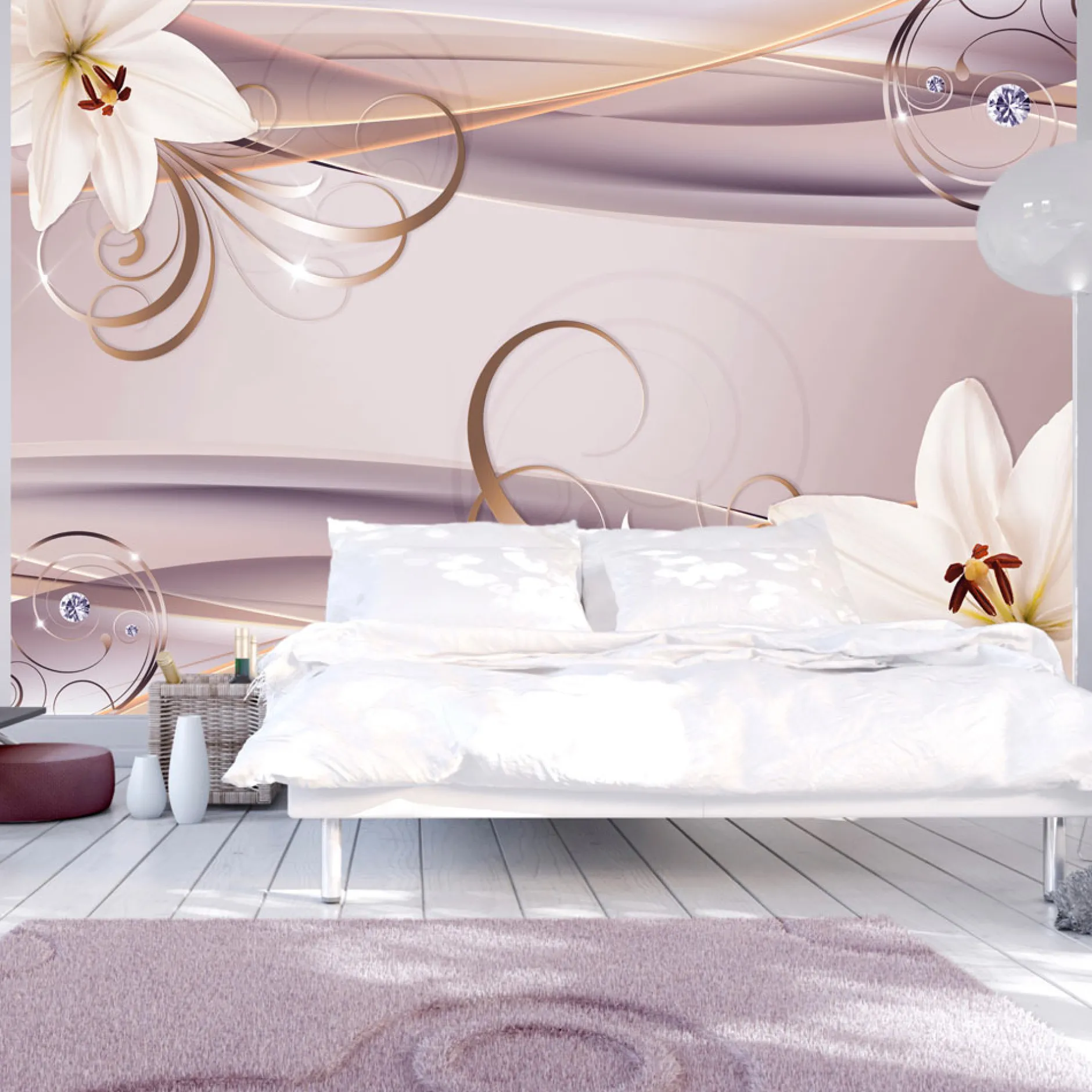 Selbstklebende Tapete 'Floral Utopia'