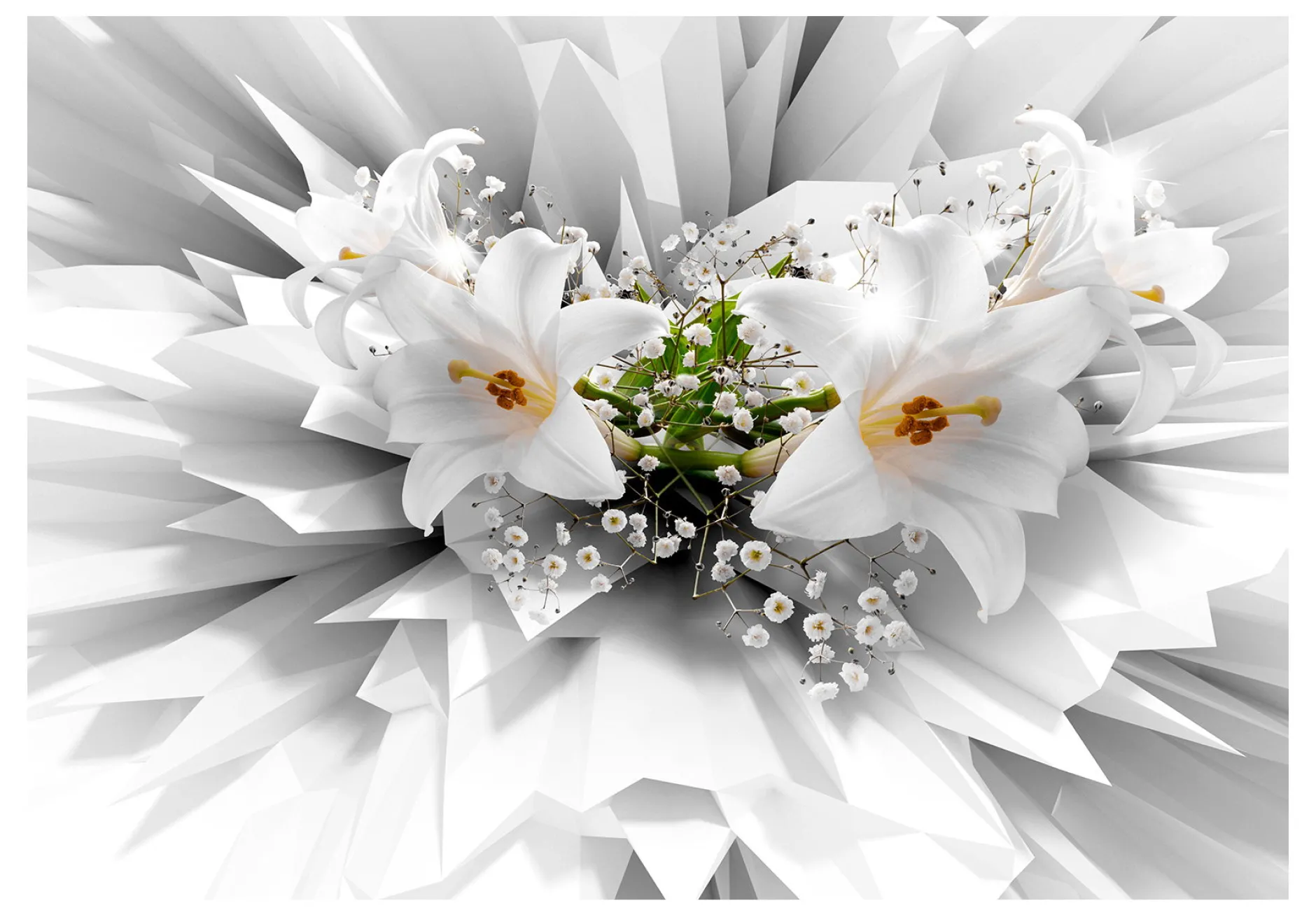 Selbstklebende Tapete 'Floral Explosion'