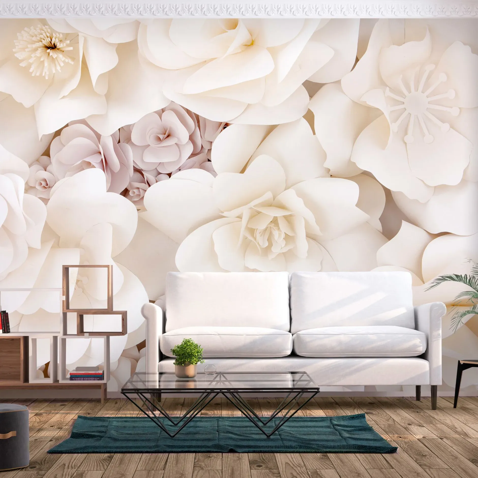 Selbstklebende Tapete 'Floral Display'