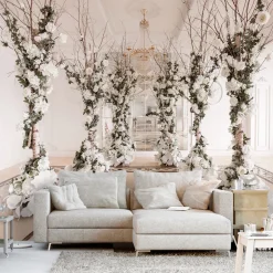 Selbstklebende Tapete 'Flower Chamber'