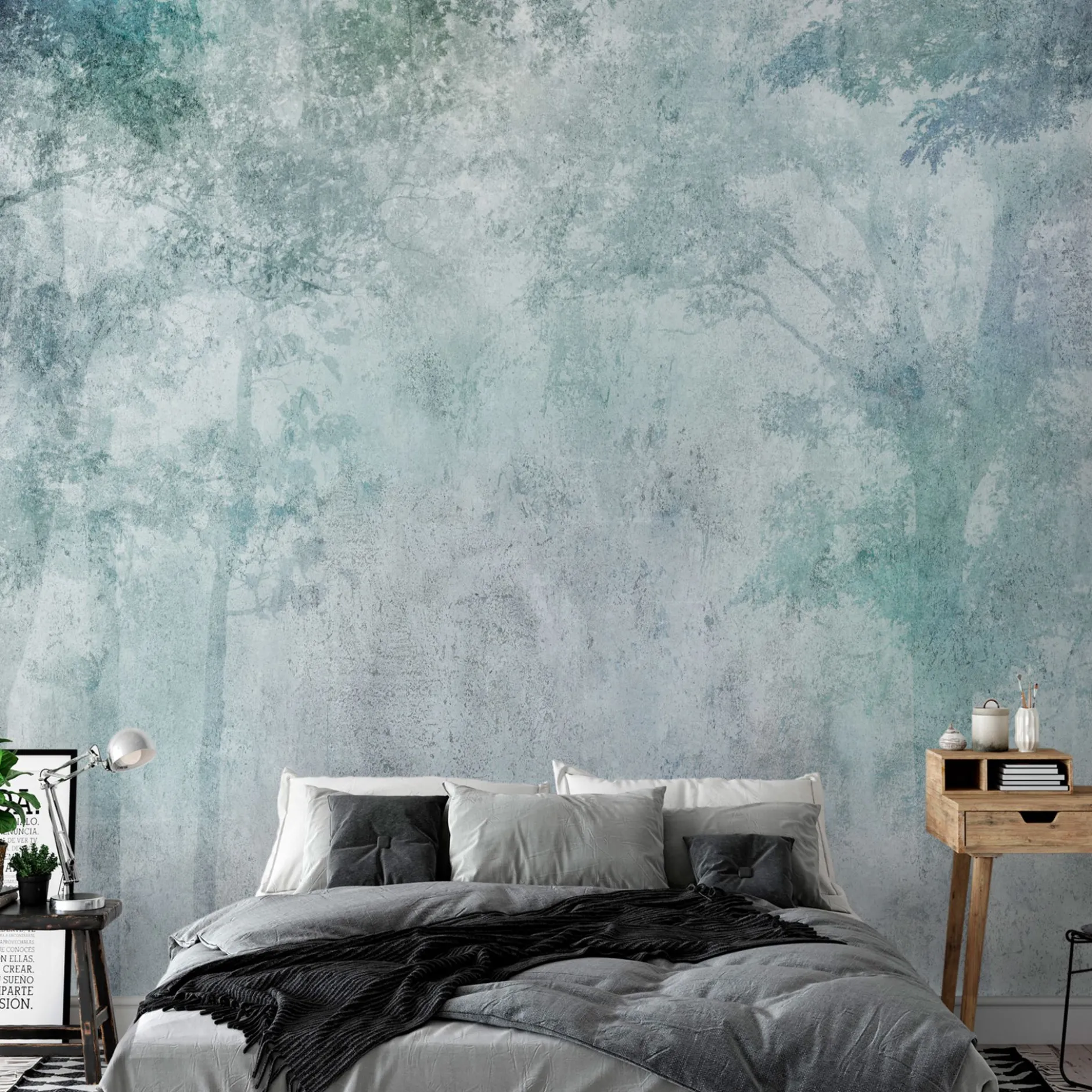 Selbstklebende Tapete 'Forest Relief - Third Variant'