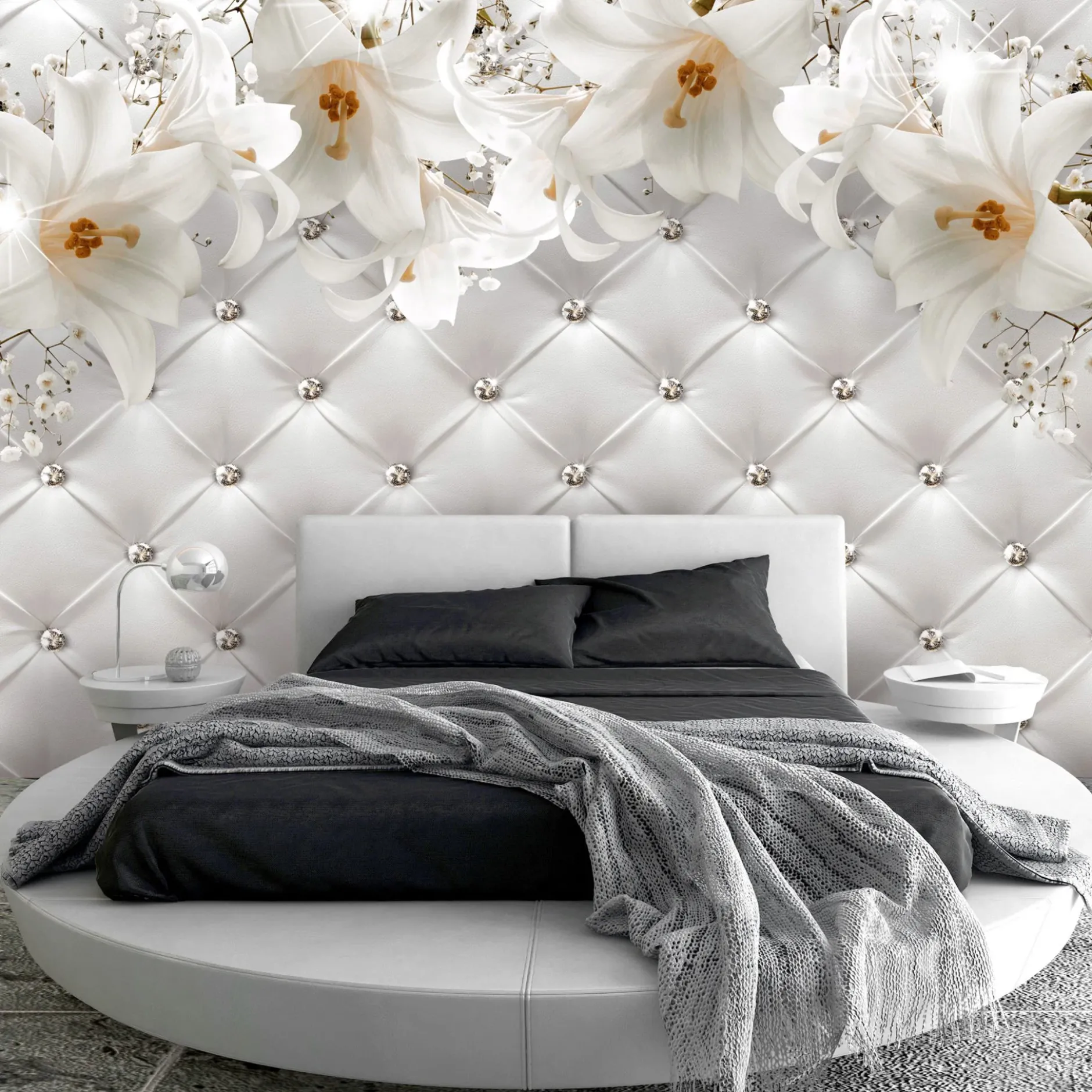 Selbstklebende Tapete 'Fragrant Softness'
