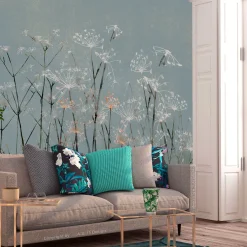 Selbstklebende Tapete 'Garlic Flowers'