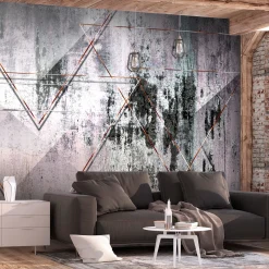 Selbstklebende Tapete 'Geometric Wall'