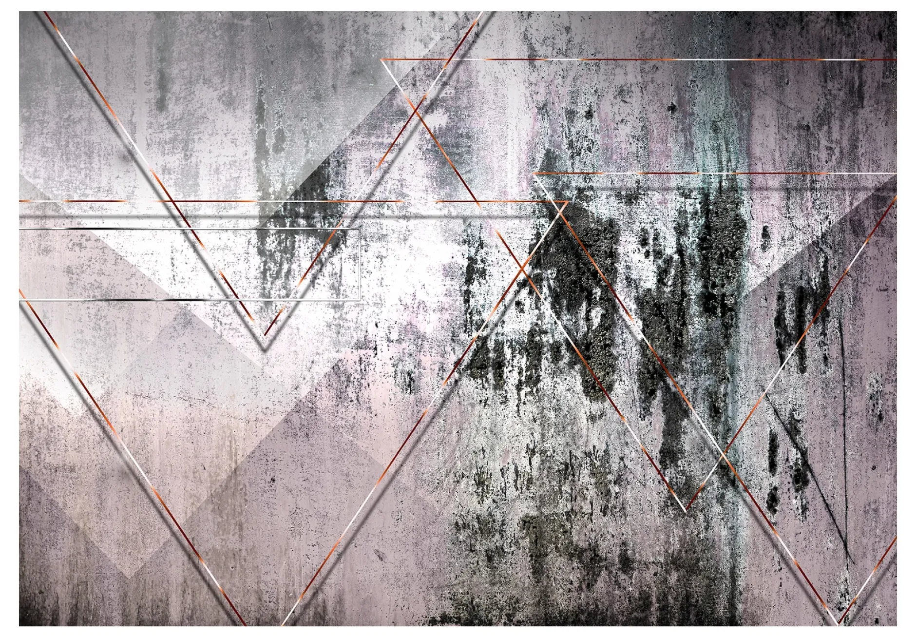 Selbstklebende Tapete 'Geometric Wall'