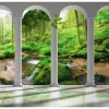 Selbstklebende Tapete 'Green View'