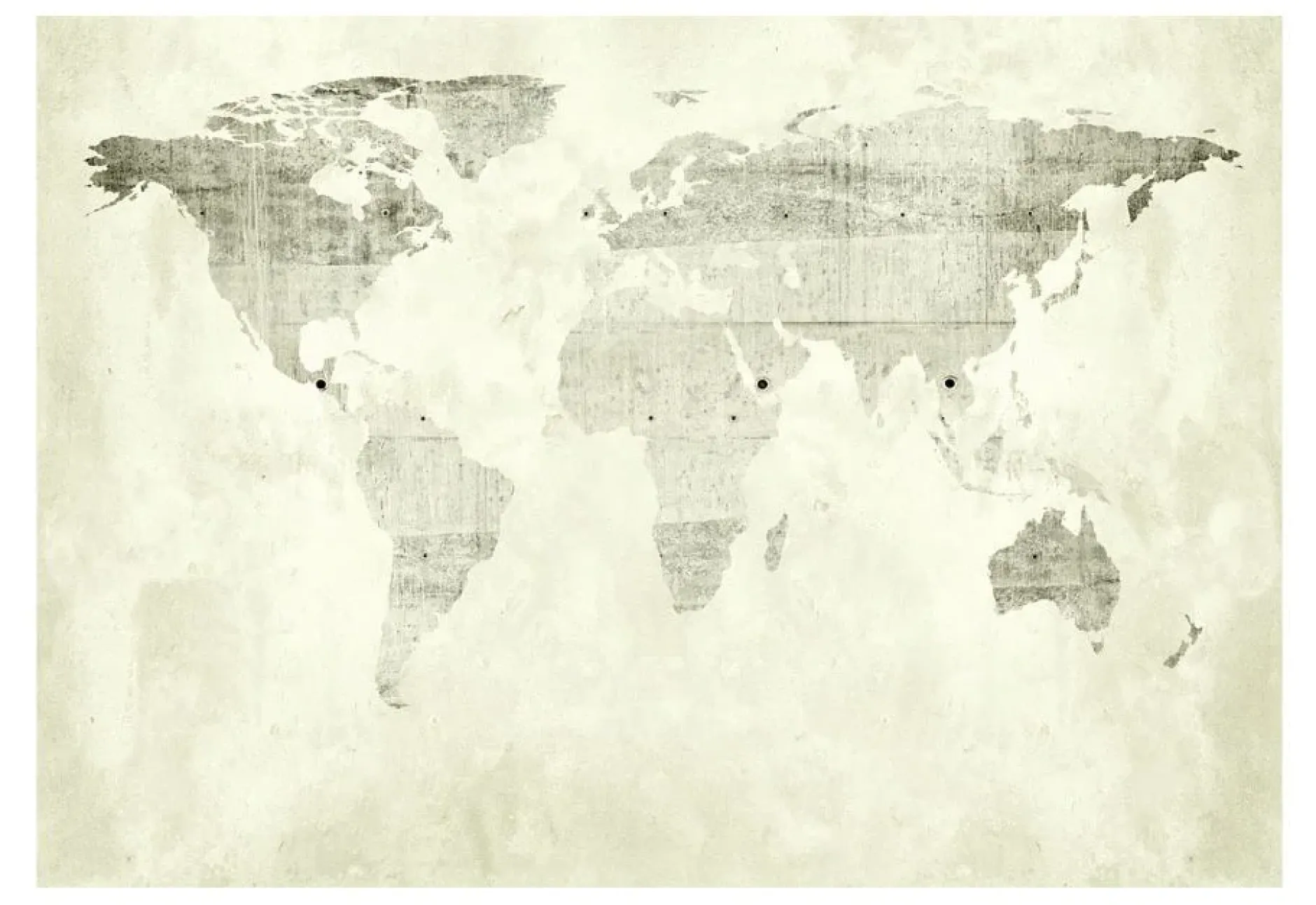 Selbstklebende Tapete 'Green continents'