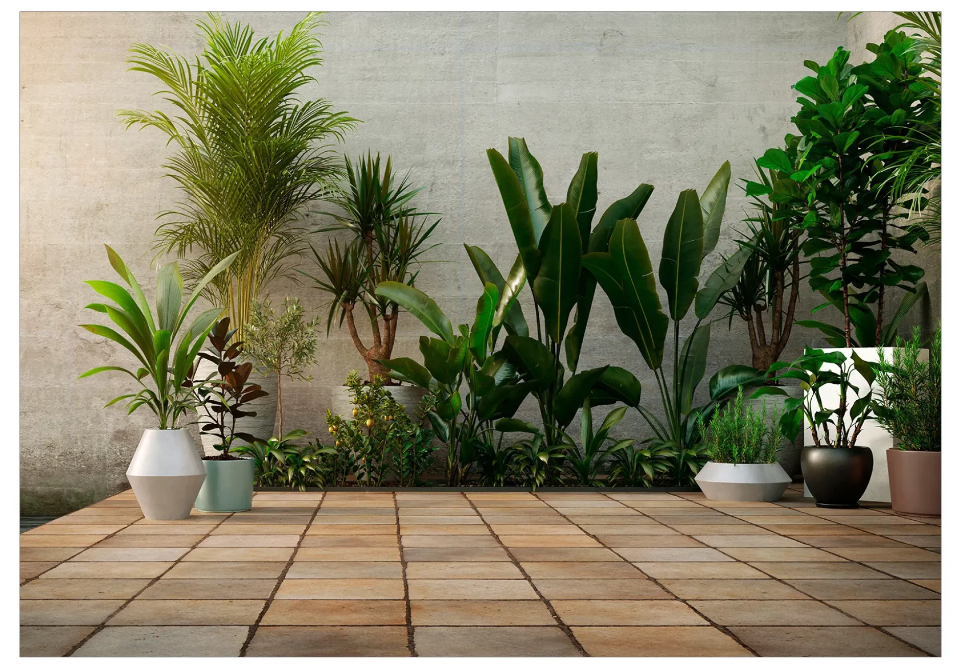 Selbstklebende Tapete 'Home Garden'