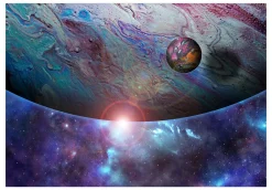 Selbstklebende Tapete 'In Orbit'