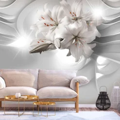 Selbstklebende Tapete 'Lilies in the Tunnel'