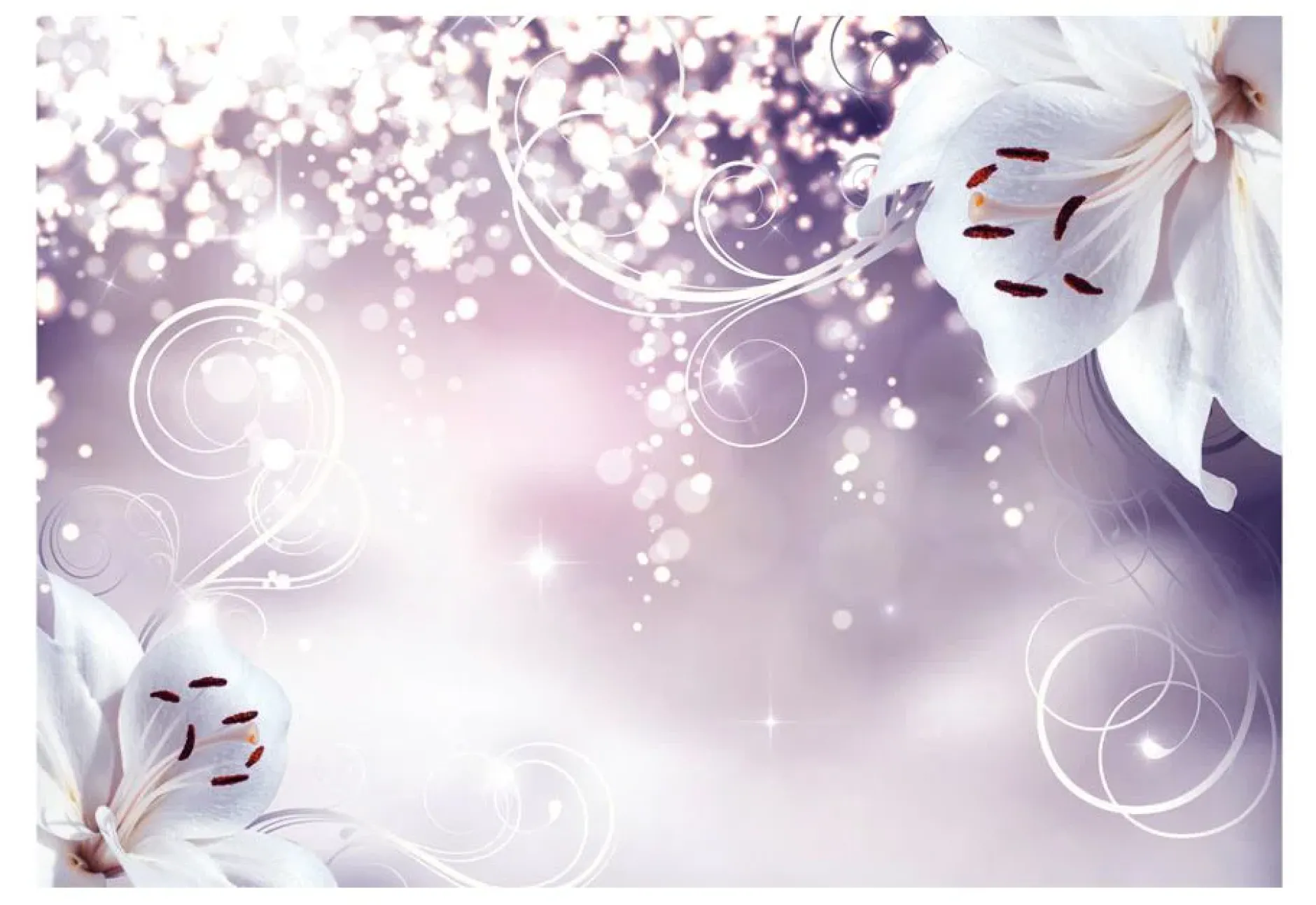 Selbstklebende Tapete 'Lily's coquetry'