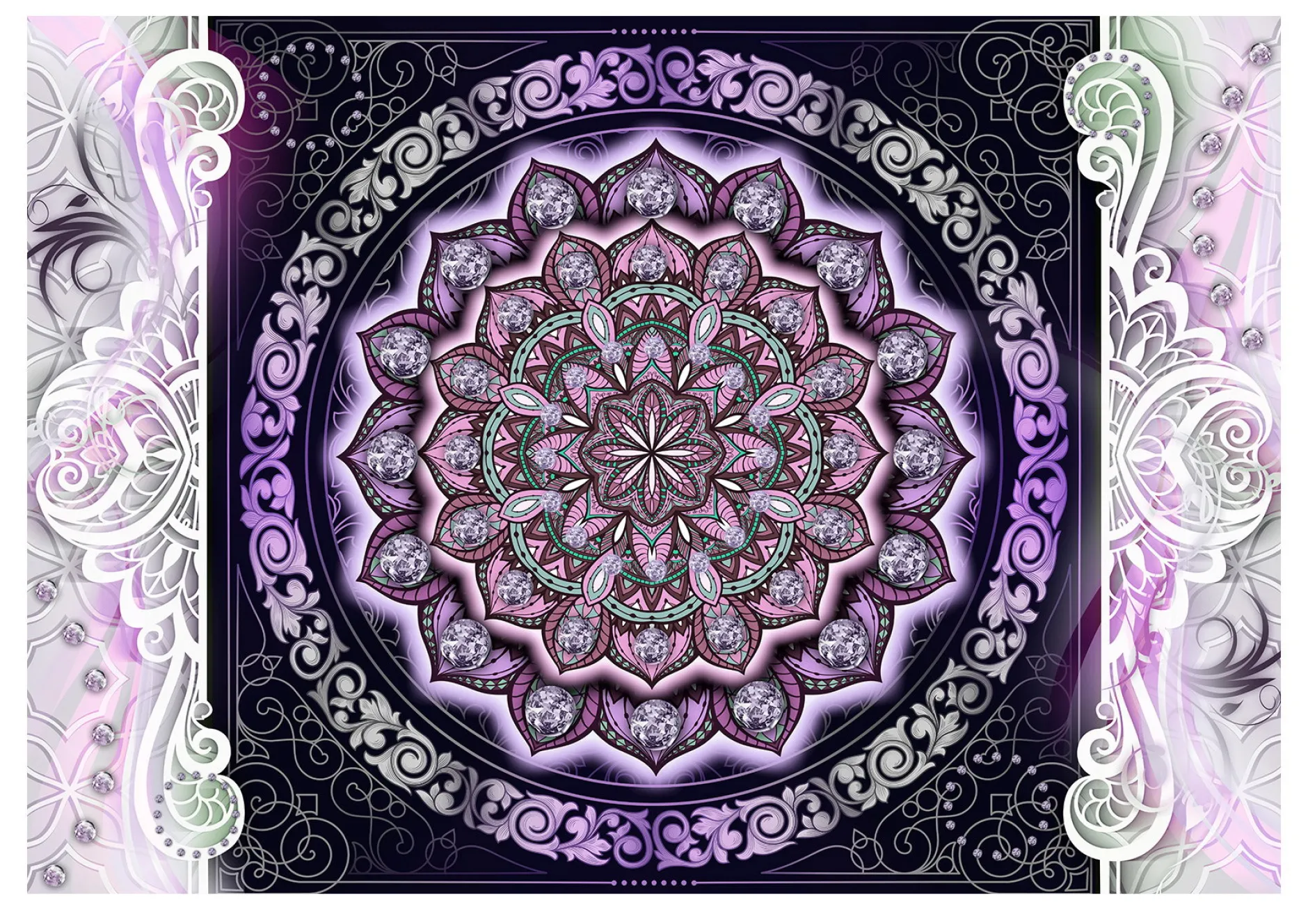 Selbstklebende Tapete 'Magic Kaleidoscope'