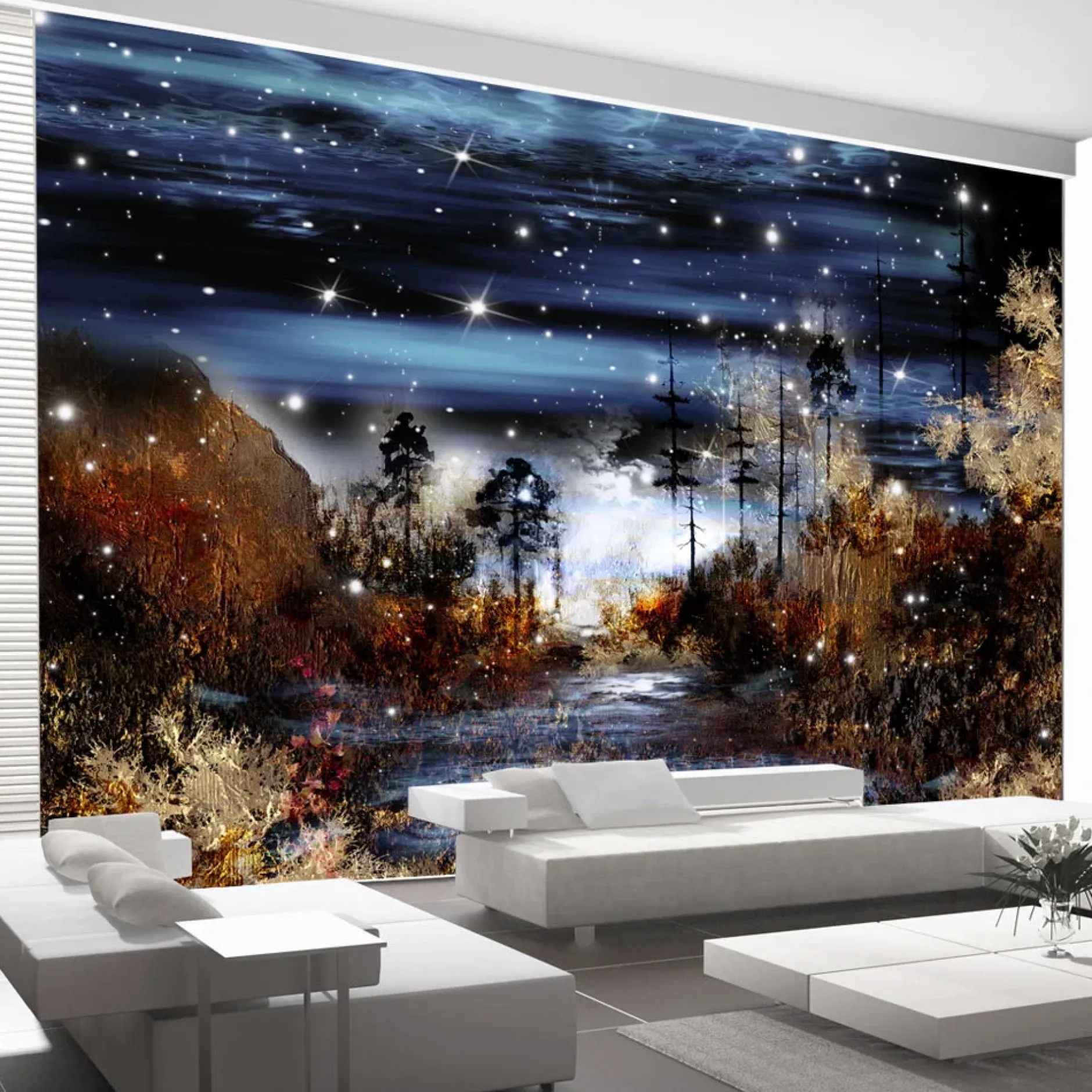 Selbstklebende Tapete 'Magical forest'
