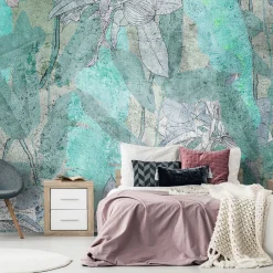 Selbstklebende Tapete 'Malachite Nature'