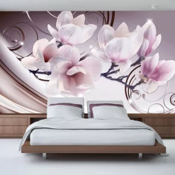 Selbstklebende Tapete 'Meet the Magnolias'