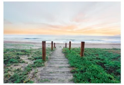 Selbstklebende Tapete 'Morning by the Ocean'
