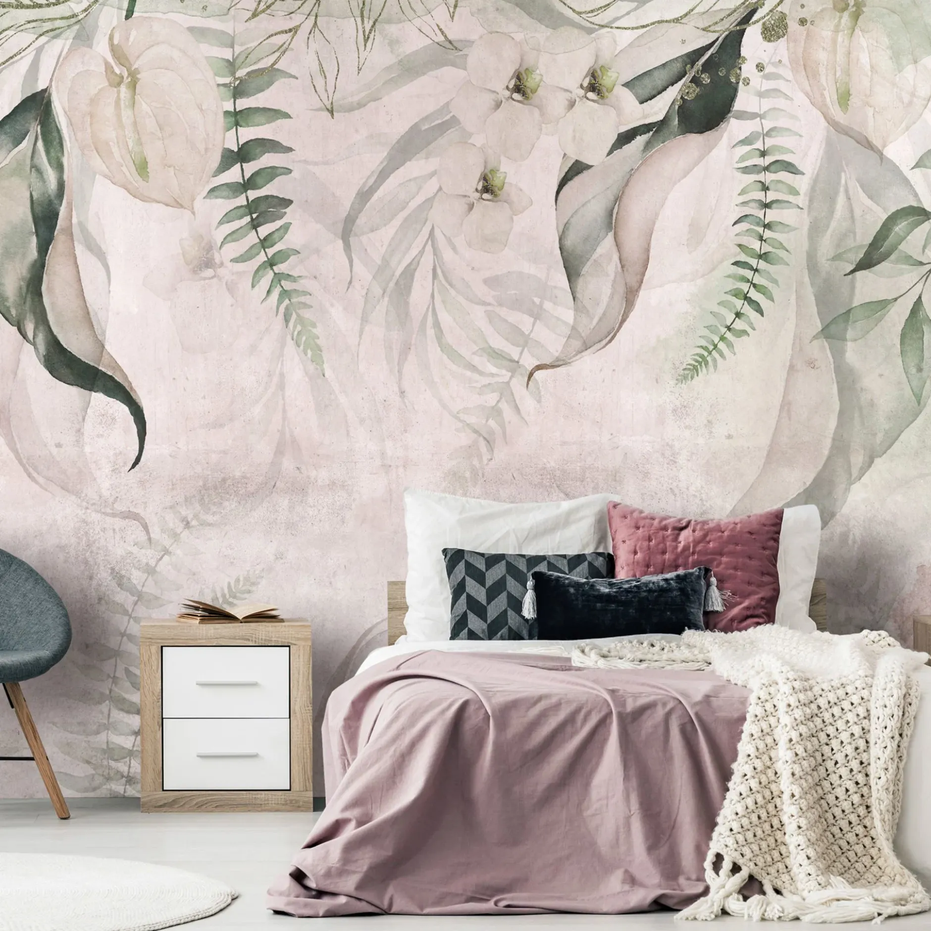 Selbstklebende Tapete 'Morning Exotic'