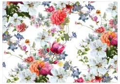 Selbstklebende Tapete 'Multi - Colored Bouquets'