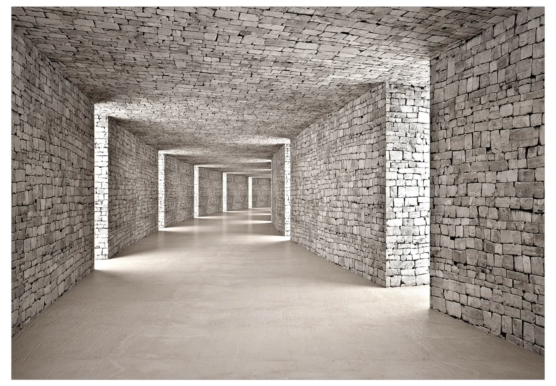 Selbstklebende Tapete 'Mysterious Tunnels'