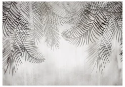 Selbstklebende Tapete 'Night Palm Trees'
