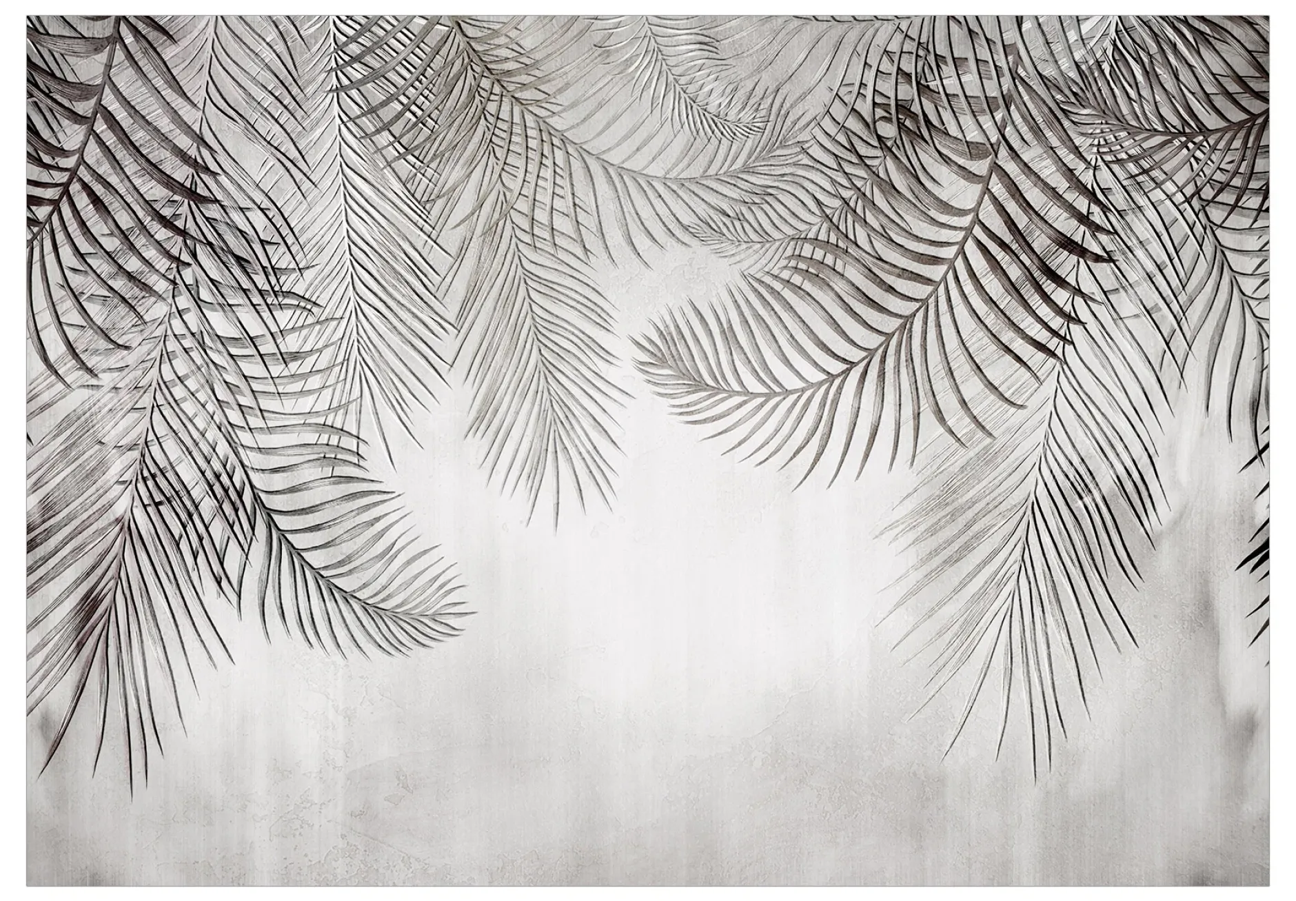 Selbstklebende Tapete 'Night Palm Trees'