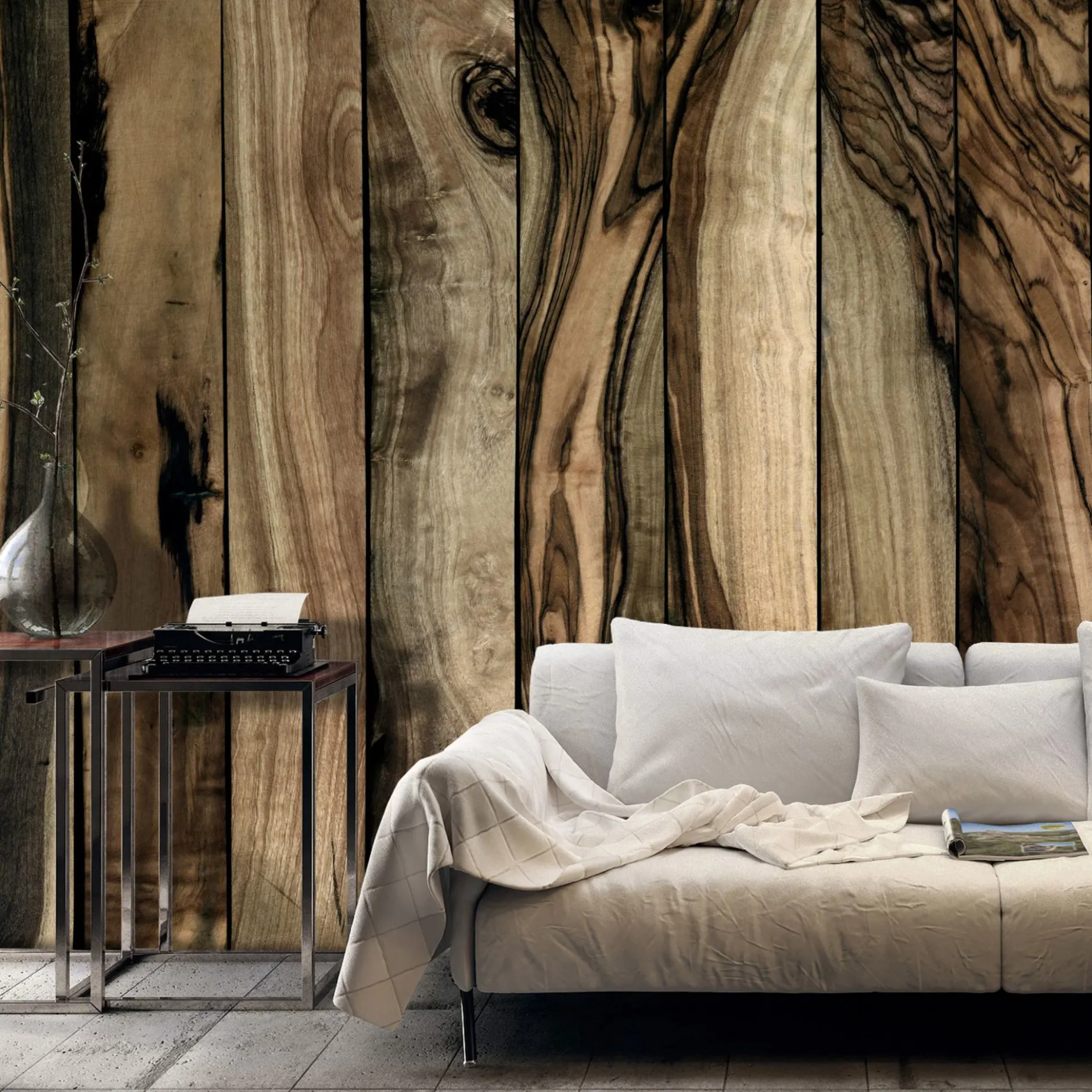 Selbstklebende Tapete 'Olive Wood'