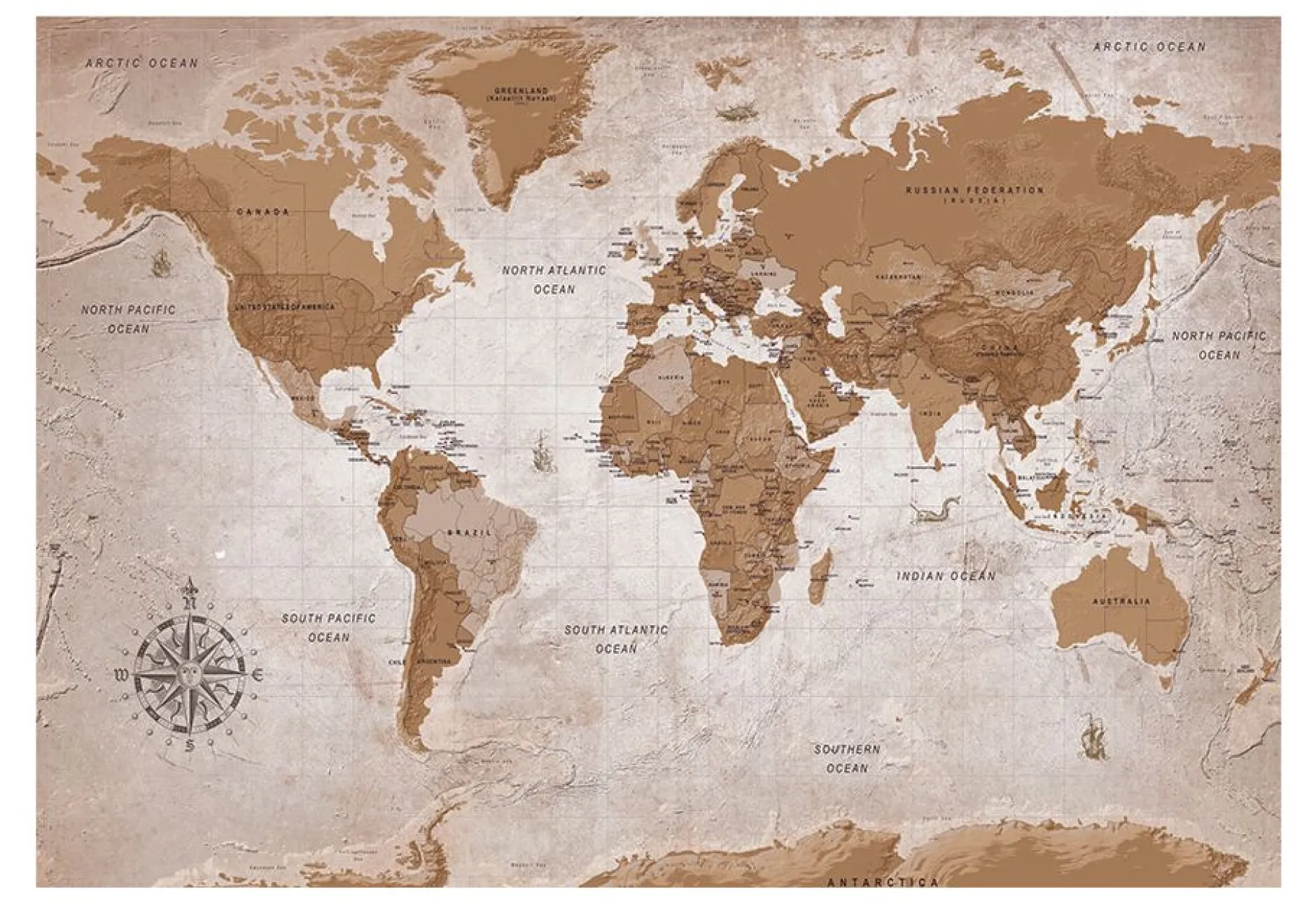 Selbstklebende Tapete 'Oriental Travels'