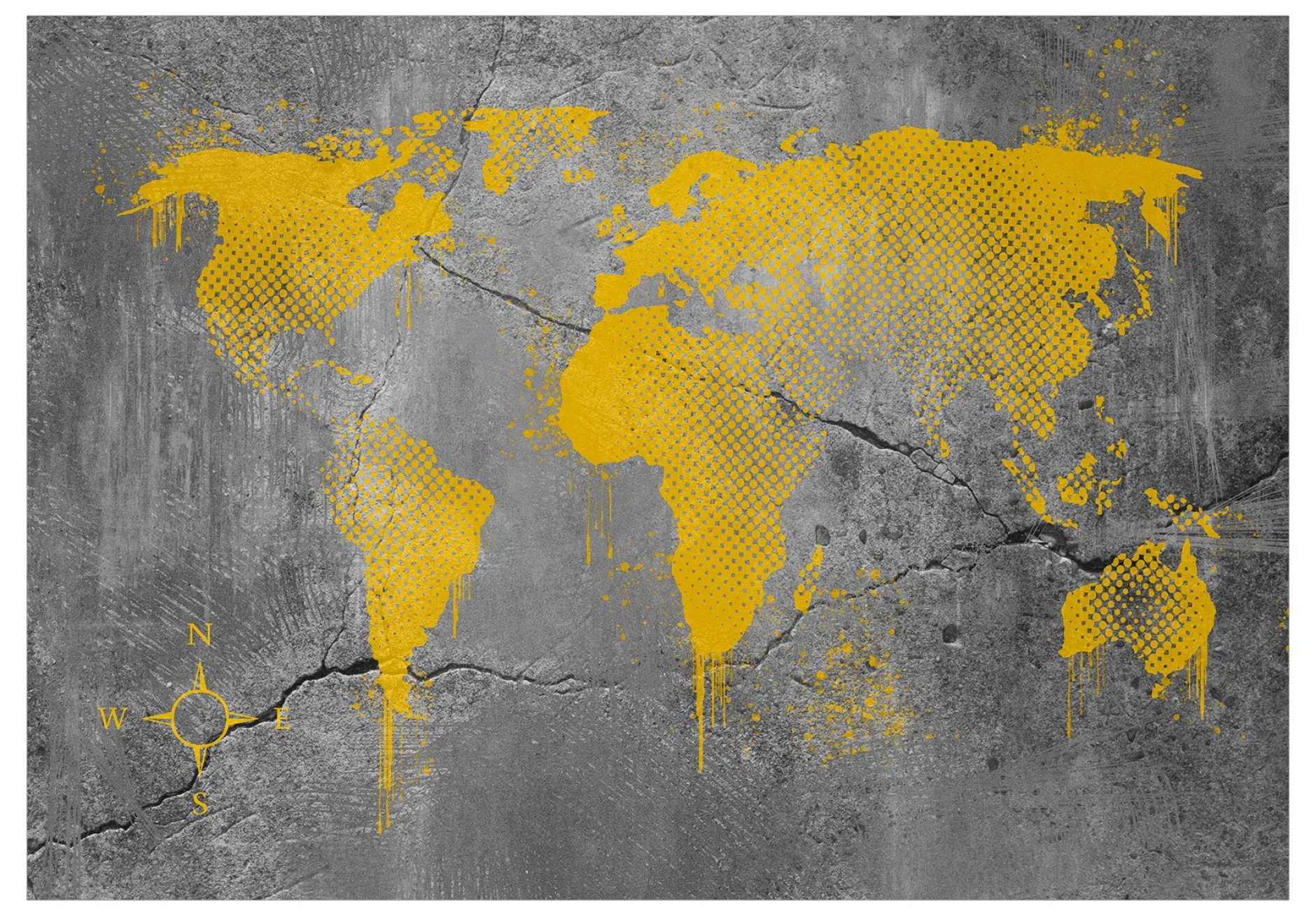 Selbstklebende Tapete 'Painted World'