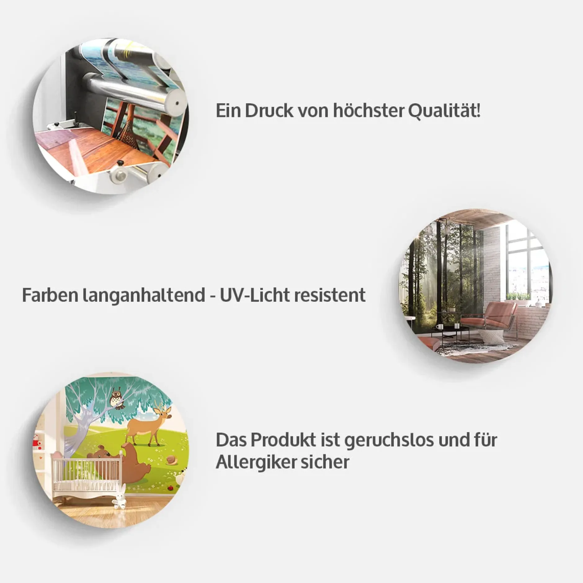 Selbstklebende Tapete 'Painted World'