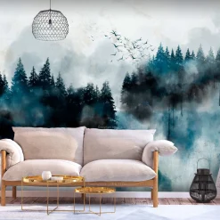 Selbstklebende Tapete 'Painted Mountains'