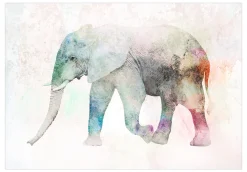 Selbstklebende Tapete 'Painted Elephant'