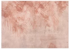 Selbstklebende Tapete 'Pink Palm Trees'