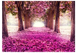 Selbstklebende Tapete 'Pink path'