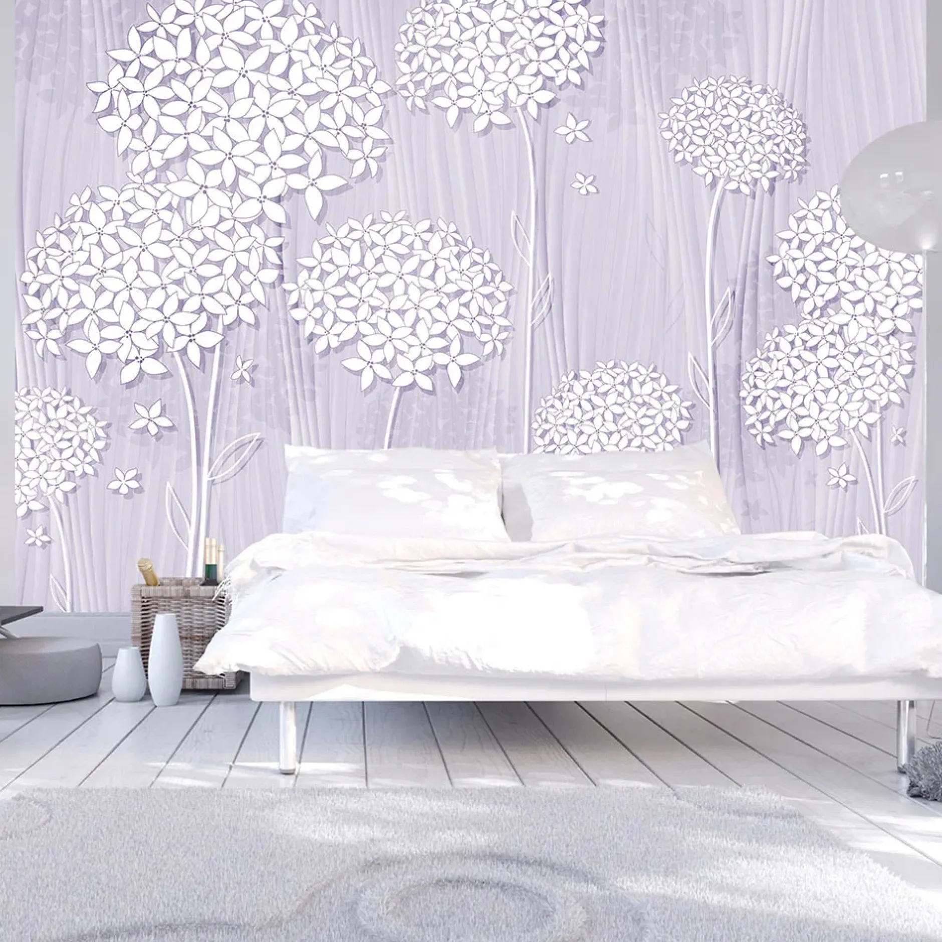 Selbstklebende Tapete 'Purple Nostalgia'