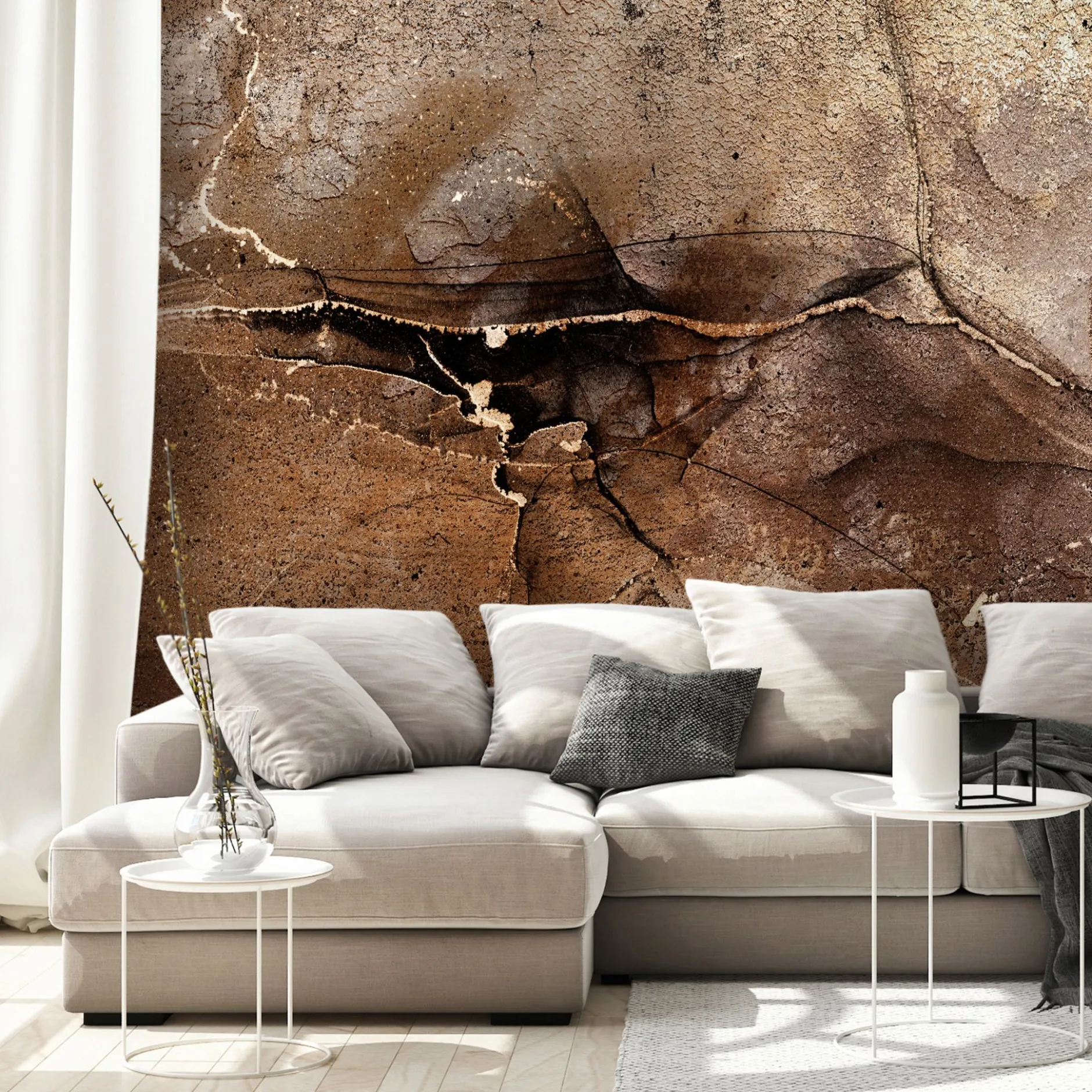 Selbstklebende Tapete 'Rock Abstraction'