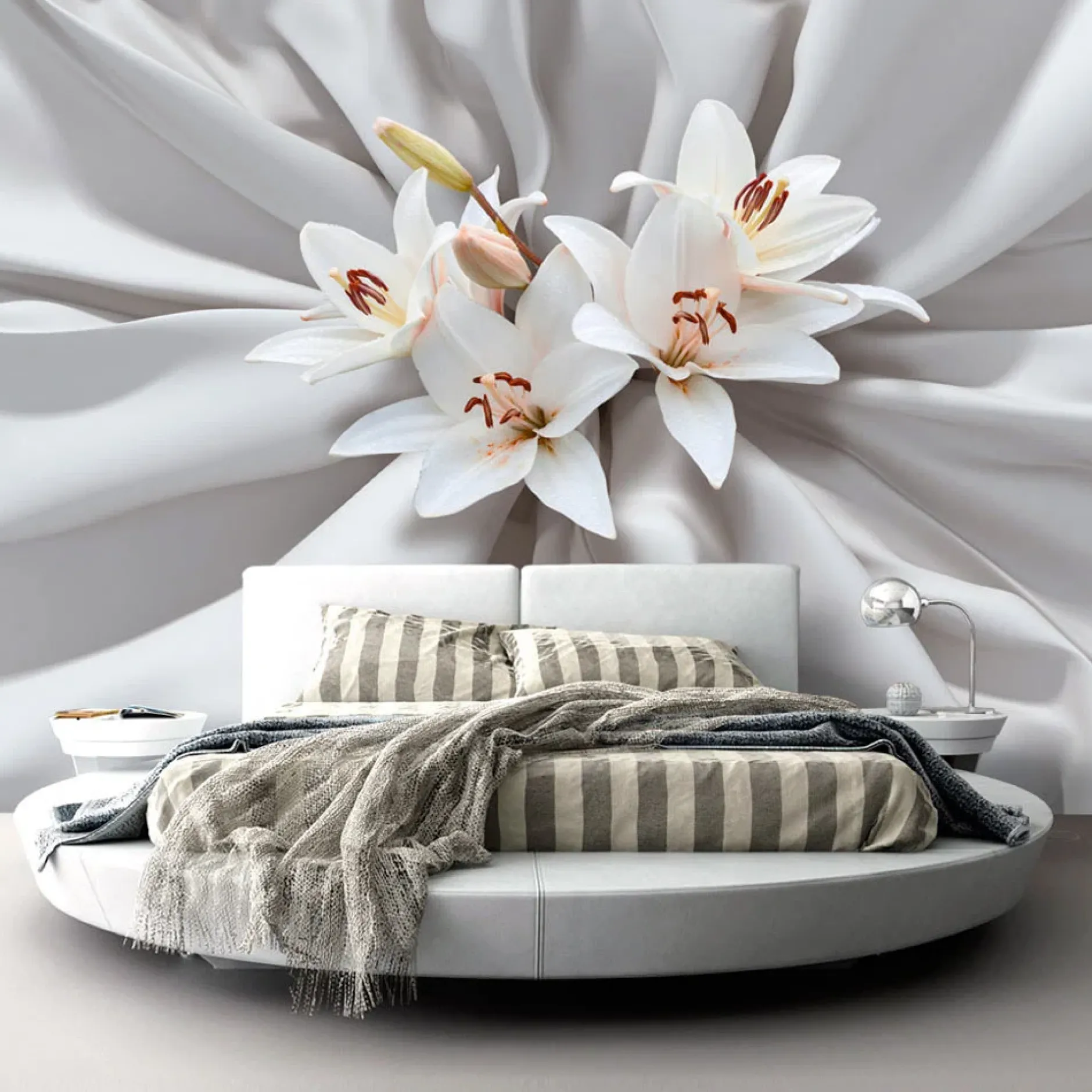 Selbstklebende Tapete 'Sensual Lilies'