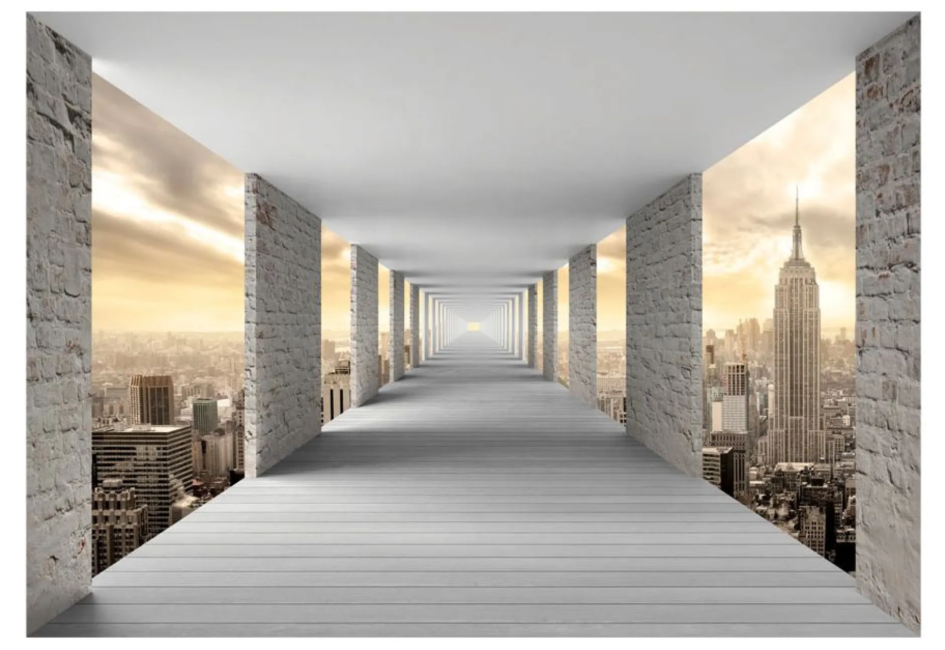 Selbstklebende Tapete 'Skyward Corridor'
