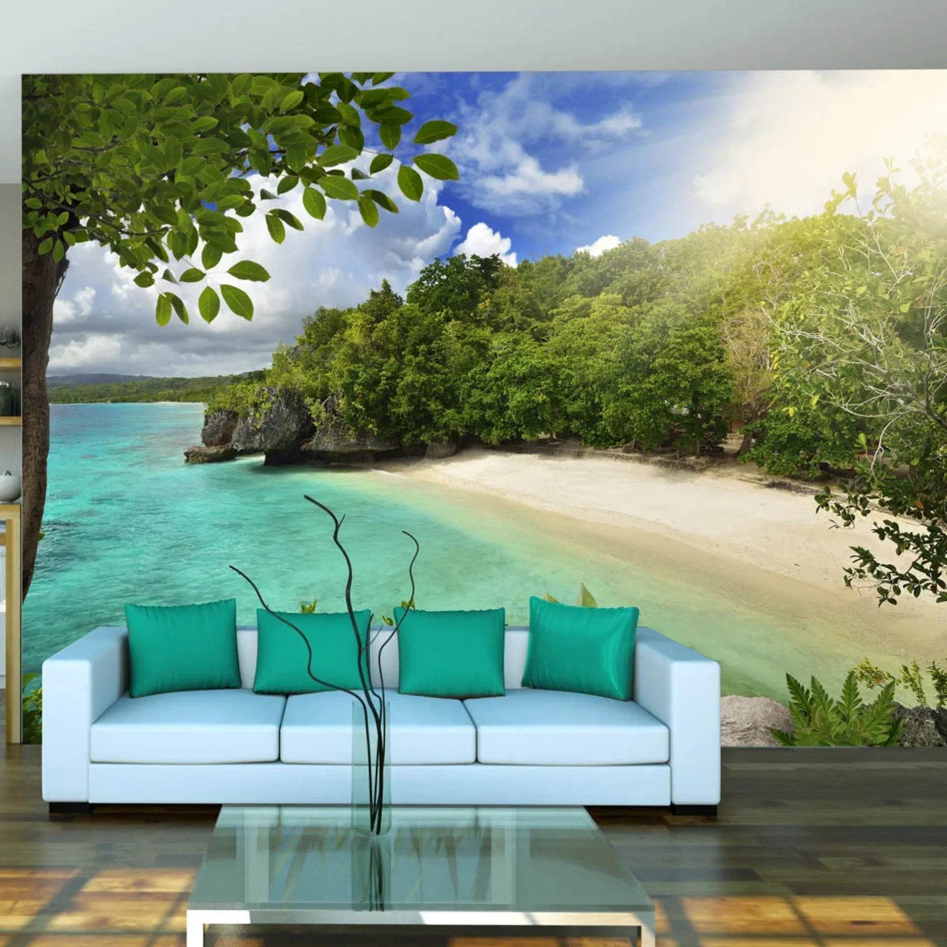 Selbstklebende Tapete 'Sunny beach'