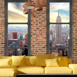 Selbstklebende Tapete 'The view from the window: New York'