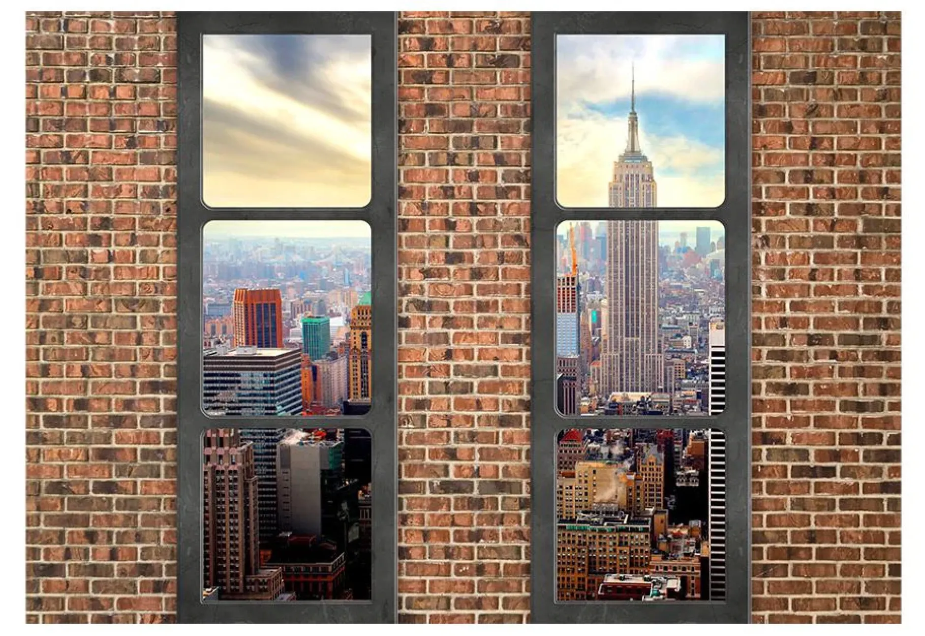 Selbstklebende Tapete 'The view from the window: New York'