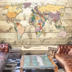 Selbstklebende Tapete 'The World at Your Fingertips'
