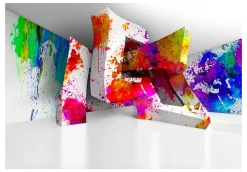 Selbstklebende Tapete 'Three - dimensional Shapes'