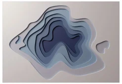 Selbstklebende Tapete 'Time Layers'